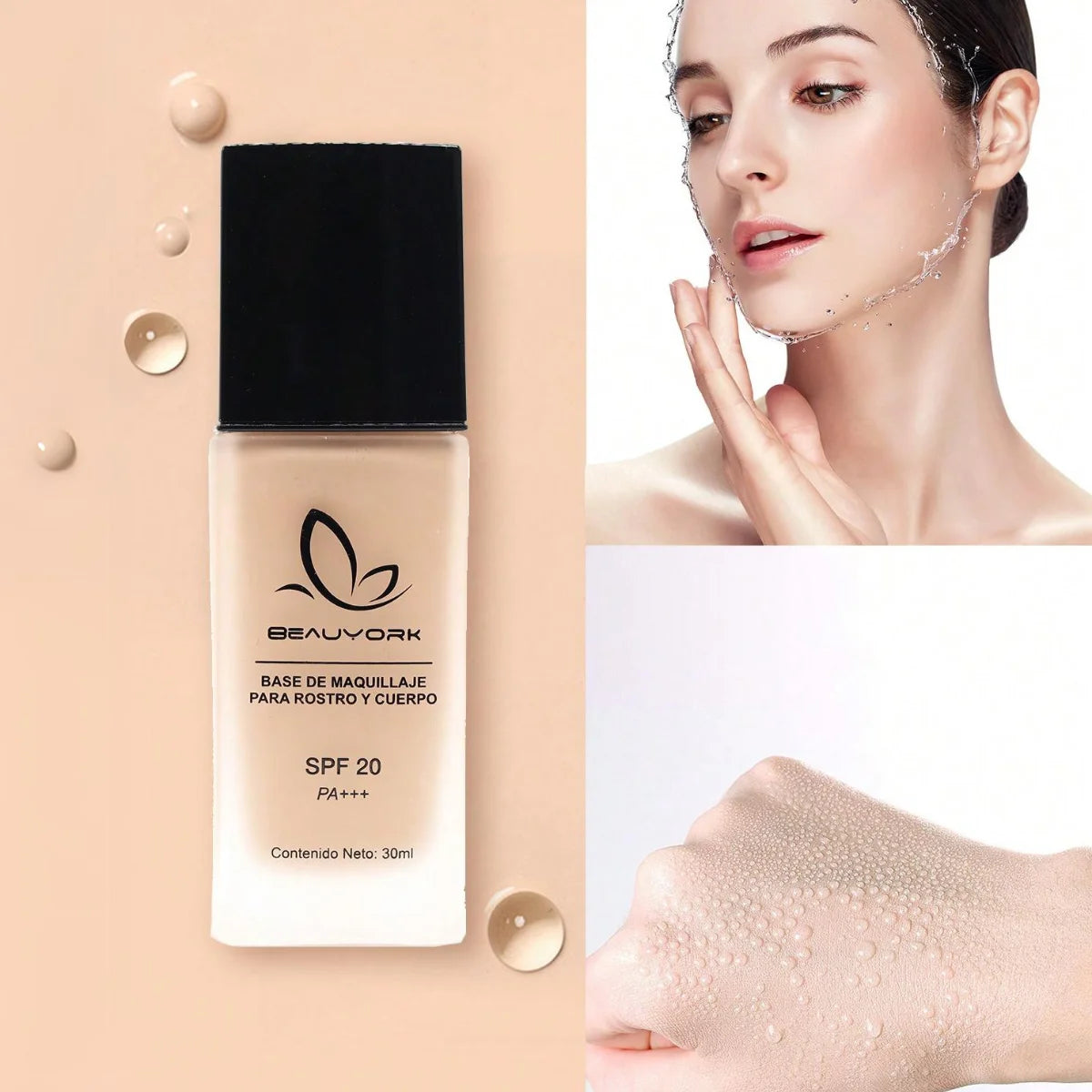 Base de Maquillaje con Protección Solar SPF20 PA+++ | BeauYork