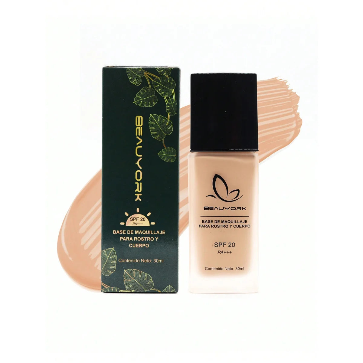 Base de Maquillaje con Protección Solar SPF20 PA+++ | BeauYork