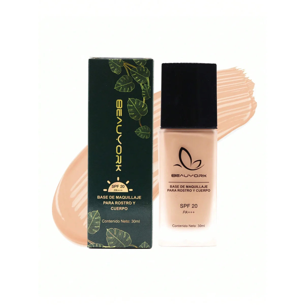 Base de Maquillaje con Protección Solar SPF20 PA+++ | BeauYork